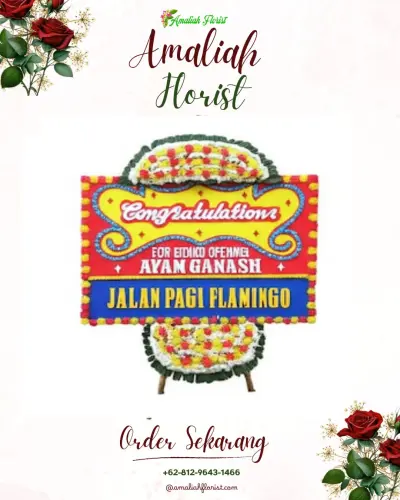 Bunga Papan Congratulation di Patam Lestari